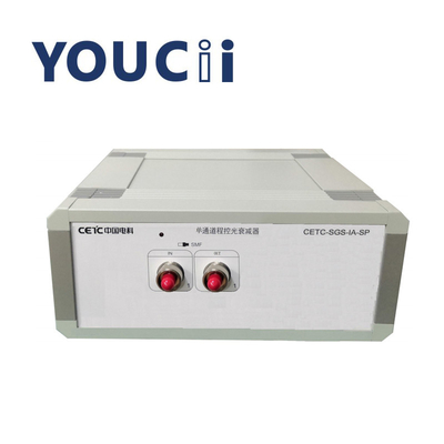 Atténuateur optique programmable de simple canal avec la puissance fermant à clef la sortie