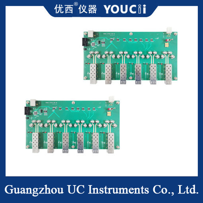 Le tableau d'évaluation SFP28 de taux 25G à 6 canaux fournit un environnement stable