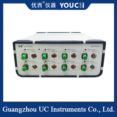 Source lumineuse ponctuelle à 8 canaux multi-mode 850 nm Source lumineuse stable à plusieurs canaux